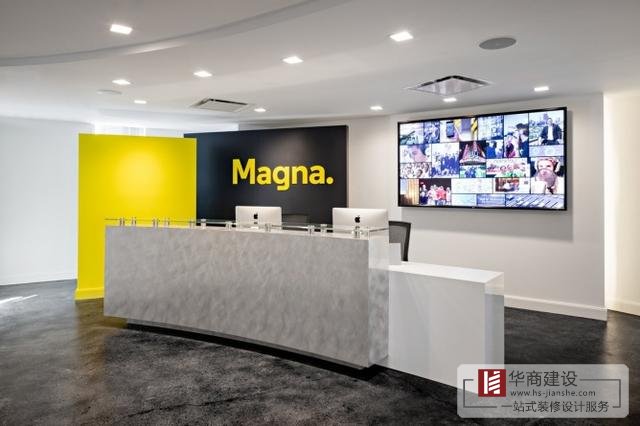 公司前臺裝修該怎么設(shè)計，廣州辦公室前臺裝飾